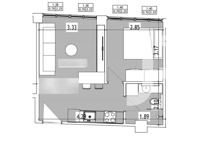 Фото 1 - Квартира 43 m² Салоники